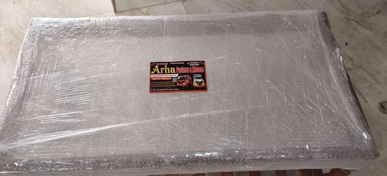 Protected table prepared for moving